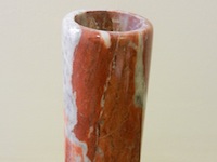 Handicraft-Rouge de Languedoc Marble Vase-Berlin - Made in Italy